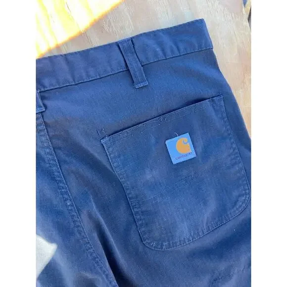 Carhartt Relaxed Fit Canvas Gray Men 34x30 Work Pants Y2K Casual outdoors - Picture 4 of 12